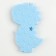 Silicone teether for teeth "Dinosaurus", the color of the blue