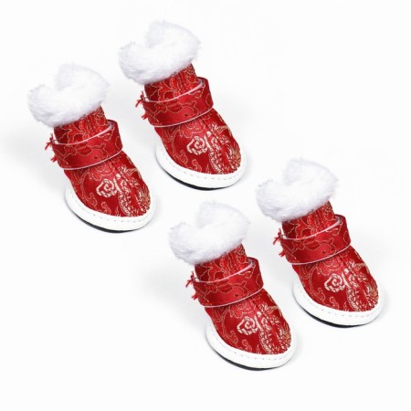 Shoes "Fun", set 4 pcs, 2 size, red-4