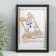 Photo frame plastic 10x15 cm, 227-197