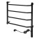 Electric towel Zein PE-05 "Victoria", 500x600 mm, 4 shift, dimmer, black