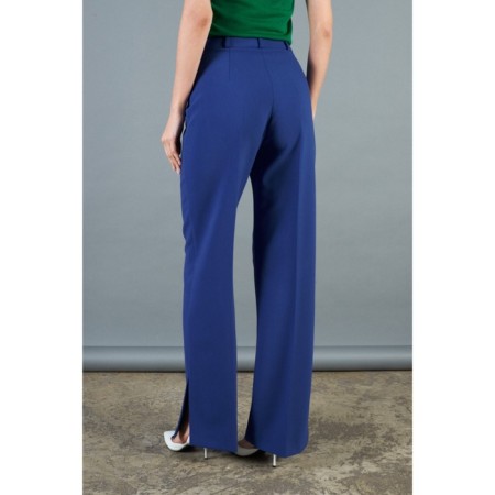 Women's pants with a section of Eliseeva Olesya, size 42, blue color-3