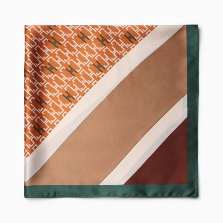 Women's scarf minku 70*70 cm, brown-2