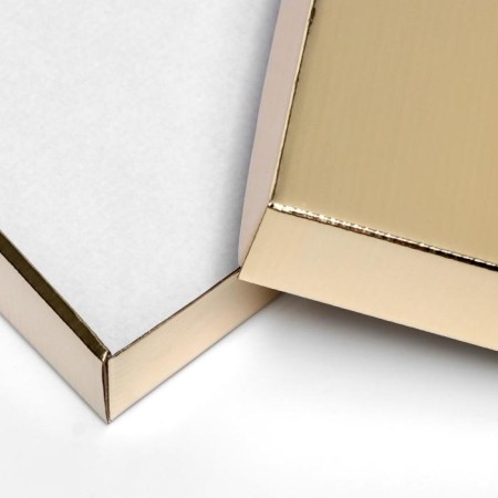 Box the team without printing a lid is, gold, no window, 26 x 21.5 x 4 cm-2