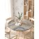 Tables on the table “Stone Onyx”, round, oxford, elastic band, size 140x140 cm, diameter 105-120 cm