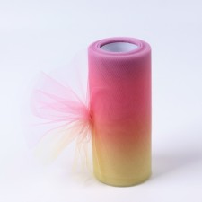 Fatin, 15 cm, 11 ± 1 g/sq.m, 23 ± 1 m, color pink-yellow gradient No. 1