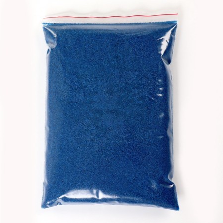 Sand for children's creativity Color Sand, Blue 1 kg-1