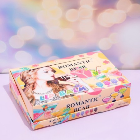 Lip balm "glass", a mix of flowers and aromas, glowing in the dark-6
