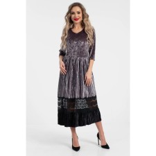 Women's dress, size 44, gray color