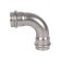 Two-Frame Rommer RSS-0003-000028, VPR-UPR, D = 28 mm, 90 °, press, stainless steel. steel