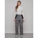 Semi-combinezone Dataled female, size 60, light-gray color