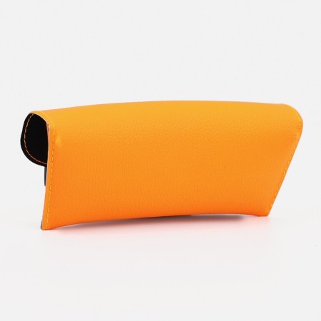 Case for glasses on the button, color orange-1