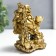 NECK Polystone for bronze "Hothee with a staff, ingot, coins, blasphemy" 11x6x7.5 cm 281978