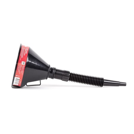 Plastic funnel Autoprofi, collapsible, mesh filter, diameter 135 mm, height 380 mm, black 4-2