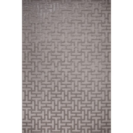 Rectangular carpet Merinos Sigma, size 120x170 cm, color Brown-Gray