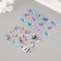 Stickers for creativity "bird" set 2 sheets 22x12.5 cm