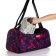 Sports bag, textura, average size, blue/pink color