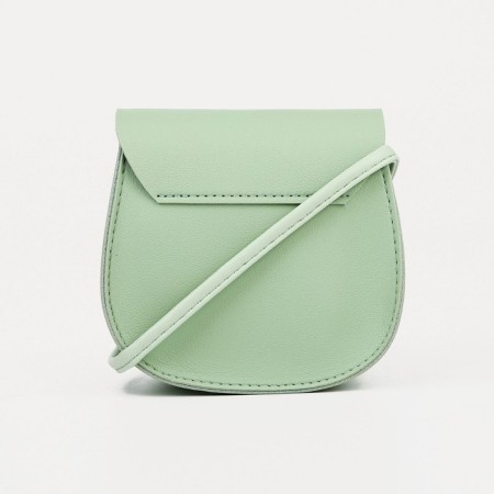 Baby bag on magnet, long belt, green color-1