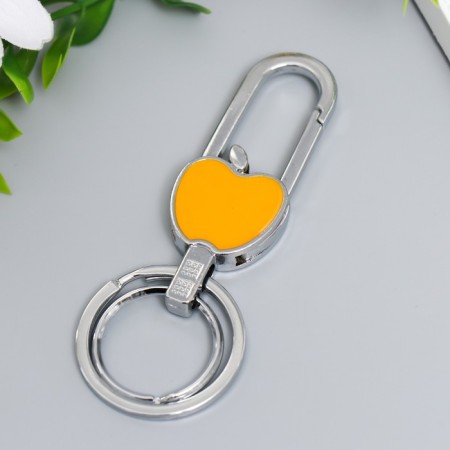 Metal keychain "Carabine. Apple" mix 3x0.6x8.5 cm-2