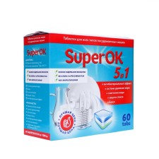 Superok dishwashers tablets, 60 pcs
