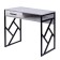 Written table Frame New, 800 × 510 × 760 mm, color cement light / black metal