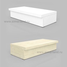 Podium-regiment of a wall-mounted rack l = 630 mm, maple color
