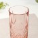 High glass glass "Salzburg", 380 ml, pink color
