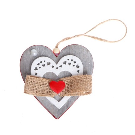 Wooden suspension "Heart"-4