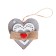 Wooden suspension "Heart"
