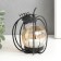 Climber metal, glass per 1 candle "Apple" D-4 cm 11x9x12 cm