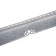 Bar for the cornice "Mozart", height 7 cm, length 25 m, silver color, elegant
