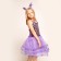 Carnival set "Dragon": purple dress, rim