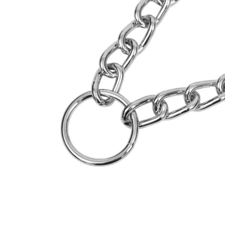 Collar - half -stain Metal two -row, 60 cm, wire thickness 2.5 mm-3