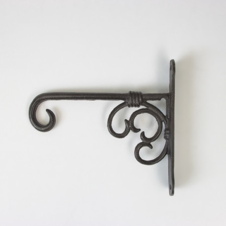 Hook decorative cast iron "curl" 25x4.5x23 cm-4