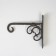 Hook decorative cast iron "curl" 25x4.5x23 cm