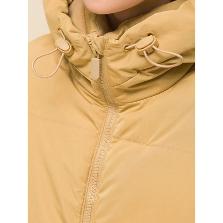 Coat for girls, height 116 cm, beige color-4