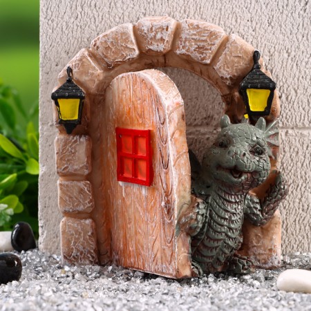 Suspended decor "Dragon Welcome" 10x9x6cm-2