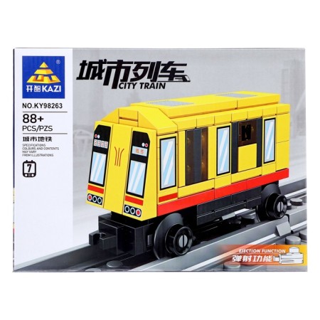Designer "railway. Metro train ", with launch, 88 parts-3