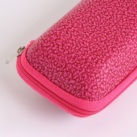 Lightning glass case, length 16 cm, pink color-1