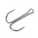 Hook Namazu Double Hook Long, size 50 int, BN color, double, 40 pcs.