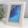 Photo frame plastic 10x15 cm "Golden dams on white" 20x15 cm