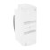 Shield Luazon Lighting Shchrn-P-2, 2 modules, IP30, with a lid, hinged, plastic, white color