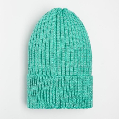Hat for girls, mint color/unicorn, size 52-56-2