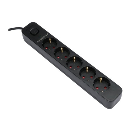 Network filter Garrison 2.0 EPS-5-B-5, 5 P, 10A, 5M, Ur. Protection 2+, black