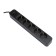Network filter Garrison 2.0 EPS-5-B-5, 5 P, 10A, 5M, Ur. Protection 2+, black