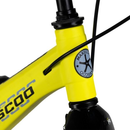 Bicycle 16 ’’ maxiscoo Space Deluxe, color yellow matte-4