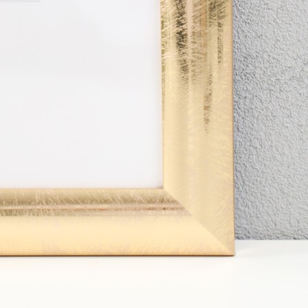 Photo frame plastic to worlds 25x35 cm, 642461-11, gold (plastic screen)-1