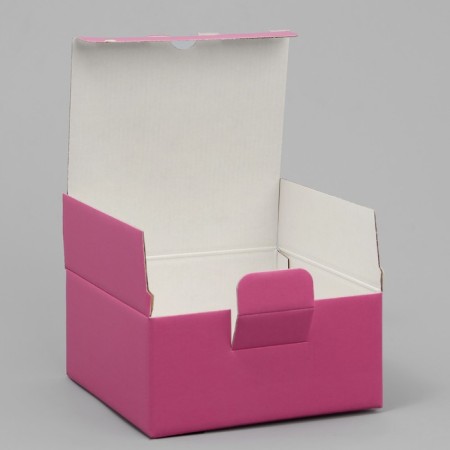 Gift folding box, packaging, “pink”, 15 x 15 x 7 cm-5