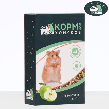 Feed "Pijon" for hamsters, with fruits, 400 g