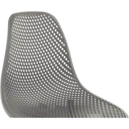 STULL OF A METAROCAC VERO Metal/Plastic, Black/Gray 47x52x84 cm-5