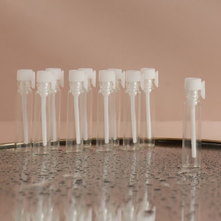 A set of perfume bottles, with an applicator, 2 ml, 10 pcs, white/transparent color-1